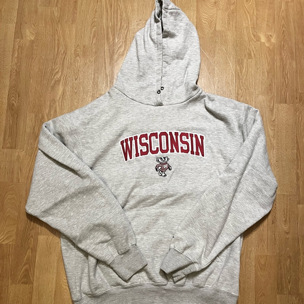 Wisconsin Honey Badgers Grey Hoodie